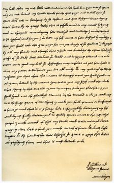 Letter from Anne Boleyn to Cardinal Wolsey, c1528.Artist: Anne Boleyn
