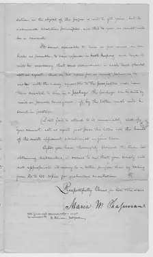 Letter from abolitionist soliciting for Cradle of Liberty distributors, 1839-03-25. Creator: Unknown