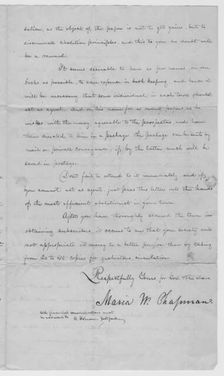 Letter from abolitionist soliciting for Cradle of Liberty distributors, 1839-03-25. Creator: Unknown