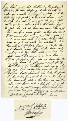 Letter from George Villiers, Duke of Buckingham, to James I, 25th April 1623.Artist: George Villiers, 1st Duke of Buckingham
