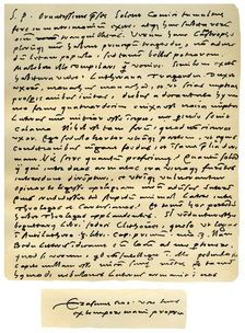 Letter from Desiderius Erasmus to Nicholas Everaerts, 24th December 1525.Artist: Erasmus