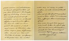 Letter from Francois Marie Arouet de Voltaire to George Keat, 16th January 1760.Artist: Voltaire