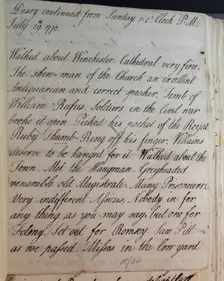 Letter from Hester Pitt, 1770. Creator: Hester Stanhope