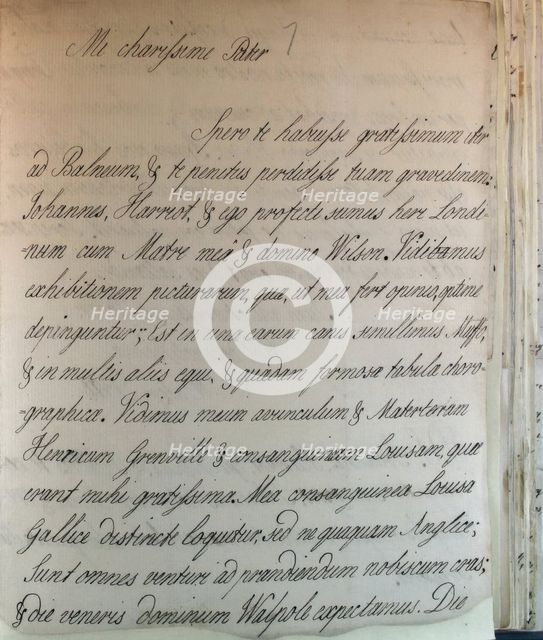 Letter from Hester Pitt, between 1766 and 1770. Creator: Hester Stanhope.