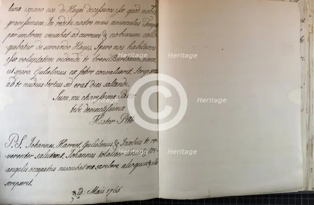 Letter from Hester Pitt, between 1766 and 1770. Creator: Hester Stanhope.