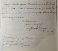 Letter from Hester Pitt, between 1766 and 1770. Creator: Hester Stanhope