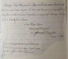 Letter from Hester Pitt, between 1766 and 1770. Creator: Hester Stanhope