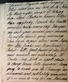 Letter from Hester Pitt, between 1766 and 1770. Creator: Hester Stanhope