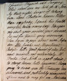 Letter from Hester Pitt, between 1766 and 1770. Creator: Hester Stanhope