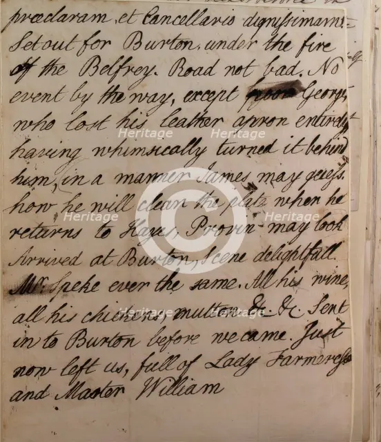 Letter from Hester Pitt, between 1766 and 1770. Creator: Hester Stanhope.
