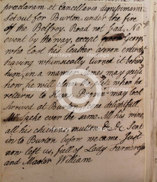 Letter from Hester Pitt, between 1766 and 1770. Creator: Hester Stanhope.
