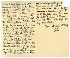 Letter from John Keats to his sister, Fanny Keats, 14th August 1820. Artist: John Keats
