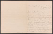 Letter from Julia Jordan to G. H. Womack, July 10, 1908. Creator: Julia Womack