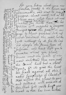 Letter from Oliver Cromwell, 17th Century (1899). Artist: Oliver Cromwell