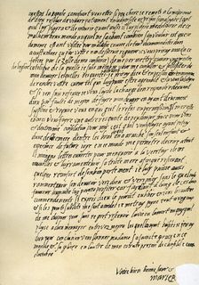 Letter from Mary Queen of Scots to Queen Elizabeth I, Sheffield, 29 October 1571.Artist: Mary Queen of Scots