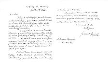 Letter from Samuel Prout 1843 (1915). Artist: Samuel Prout