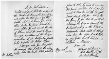 Letter from Sir Richard Steele to Henry Pelham, 27th May 1720. Artist: Richard Steele