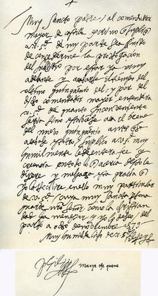 Letter from Philip II of Spain to Pope Gregory XIII, 8th November 1579. Artist: King Philip II