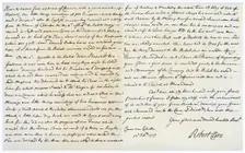 Letter from Robert Clive to Thomas Pelham-Holles, 23rd February 1757.Artist: Robert Clive