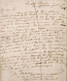 Letter from William Wordsworth to John Scott, editor of "The Champion", 29 Jan 1816. Creator: William Wordsworth