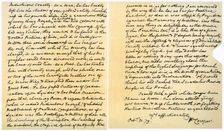 Letter from William Cowper to William Unwin, 31st October 1779.Artist: William Cowper