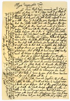 Letter from William Laud, Archbishop of Canterbury to Edward Conway, 14th August 1640.Artist: William Laud