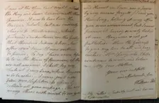 Letter from William Pitt, 1770s. Creator: William Pitt the Younger