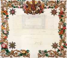 Letter from the Prince Regent to the Emperor of China, 1816. Creator: Unknown