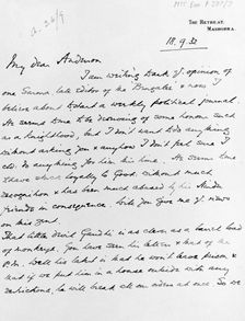 Letter from the Viceroy of India to the Governor of Bengal, 1932. Creator: Lord Willingdon