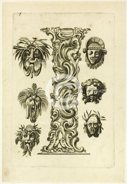 Letter I, 1630. Creator: Pierre Aubry.