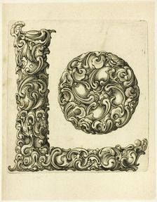 Letter L, 1630. Creator: Pierre Aubry