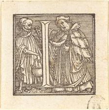 Letter L. Creator: Hans Holbein the Younger