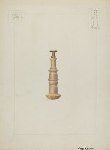 Letter Seal, c. 1936. Creator: Edward L Loper