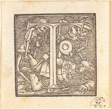 Letter T. Creator: Hans Holbein the Younger