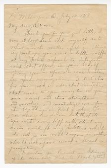 Letter to Oscar W. Price from Colonel Charles Young, July 14, 1918. Creator: Charles Young