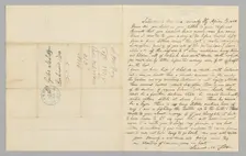 Letter to Giles Saunders from Samuel M. Fox concerning the slave trade, April 17, 1848. Creator: Samuel M. Fox