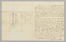 Letter to Giles Saunders from Samuel M. Fox concerning the slave trade, April 17, 1848. Creator: Samuel M. Fox