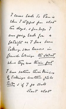 Letter to Lord Alfred Douglas from his father Lord Queensberry, c1890s. Creator: Marquis of Queensberry