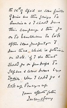 Letter to Lord Alfred Douglas from his father Lord Queensberry, c1890s. Creator: Marquis of Queensberry