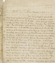 Letter to Rev. Henry Foster Burder, December 4, 1808. Creator: Thomas Clarkson