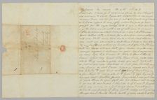 Letter to Samuel Fox from Giles Saunders regarding the slave trade, March 9, 1847. Creator: Giles Saunders