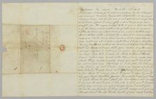 Letter to Samuel Fox from Giles Saunders regarding the slave trade, March 9, 1847. Creator: Giles Saunders