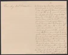 Letter written by Nelson Jordan Jr. and Nelson Jordan to Julia Womack, February 4, 1910. Creators: Nelson Jordan, Nelson Jordan
