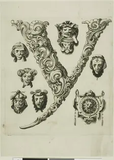 Letter Y, 1630. Creator: Pierre Aubry
