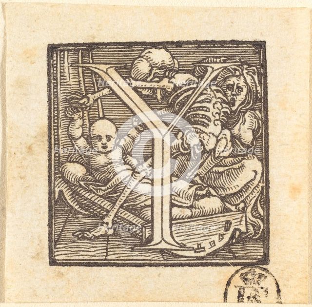 Letter Y. Creator: Hans Holbein the Younger.