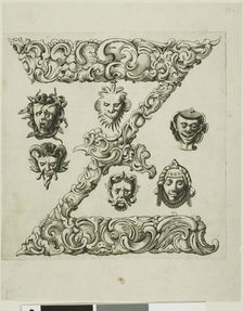 Letter Z, 1630. Creator: Pierre Aubry