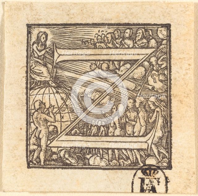 Letter Z. Creator: Hans Holbein the Younger.