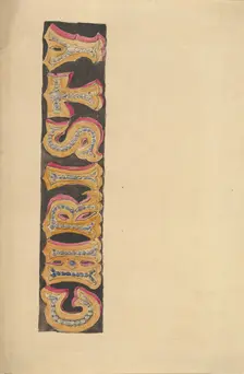 Lettered title: Christy, 1845-55. Creator: Alfred Crowquill