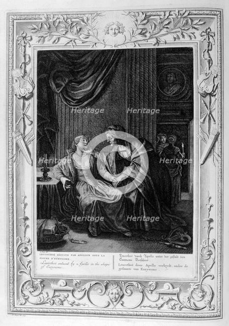 'Leucothoe Seduced by Apollo in the Shape of Eurynome', 1733. Artist: Bernard Picart