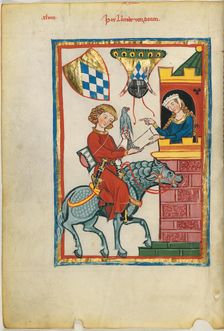 Leuthold of Seven (From the Codex Manesse), Between 1305 and 1340